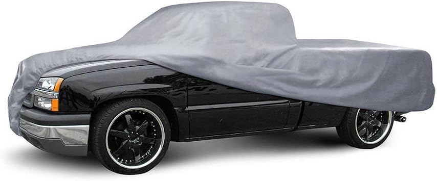 BDK Truck Cover for Chevrolet Silverado 1500, Regular Cab - Ultra Light Easy to Install All Weather Protection