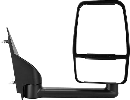 YITAMOTOR Right Passenger Side Mirror Towing Mirror Compatible with 2003-2019 Chevy Express GMC Savana 1500 2500 3500 Manual Folding Manual Adjustment Door Mirror Tow Mirror Black