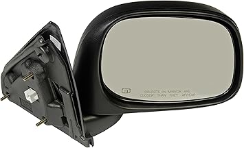 Dorman 955-1376 Passenger Side Power Door Mirror - Heated / Folding Compatible with Select Dodge Models, Black