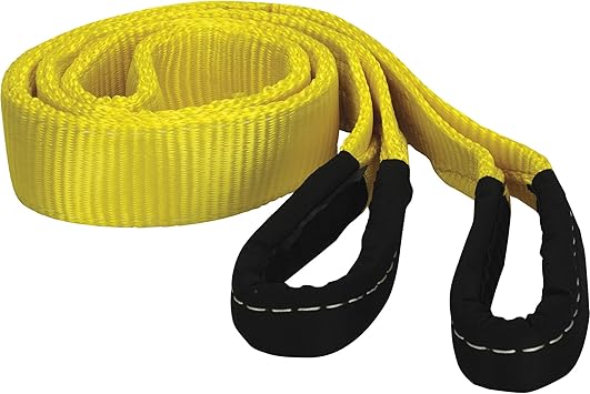 SmartStraps 2”x6’ Nylon Webbing Sling (1pk) – 6,400lb Vertical Lifting Capacity – Safely Lift Heavy Loads, Made with Strong Flexible Webbing, Small, Yellow