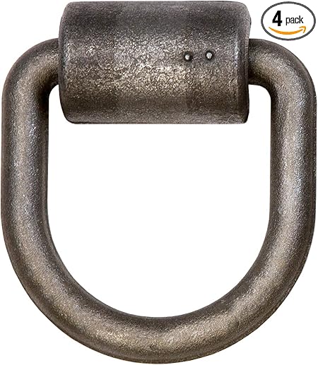 Buyers Products 1/2 inch D-Ring with Weld-On Bracket, 4 Pack