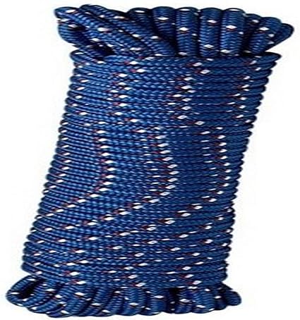 MFP8100 Lehigh Diamond Braided Rope, 3/8 In Dia X 100 Ft L, 244 Lb, 100', Colors may vary