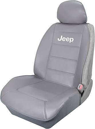 PLASTICOLOR 008581R25 Grey Sideless Seat Cover (Jeep Elite)