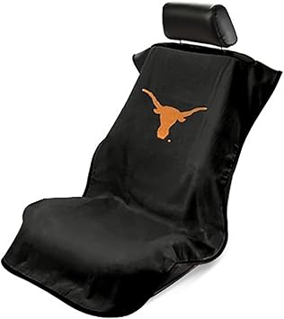 Seat Armour SA100LONGH Black 'Texas Longhorns' Seat Protector Towel