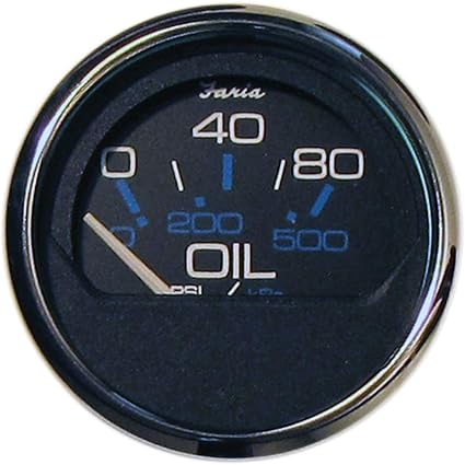 Faria Chesapeake Ss Instruments - Oil Pressure Gauge (0-80 Psi)