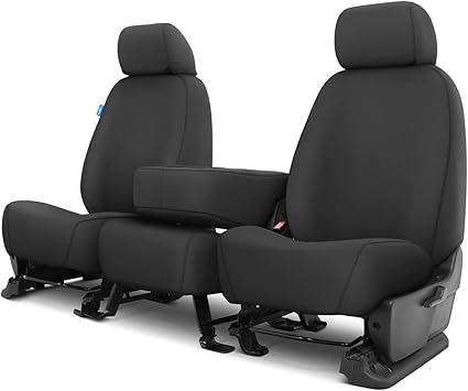 Covercraft SS3475PCCH Polycotton Seat Saver Custom Seat Covers, Charcoal