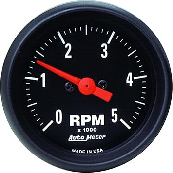 AUTO METER 2697 Z-Series in-Dash Electric Tachometer,2.3125 in.