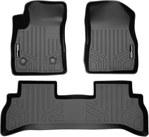 SMARTLINER Floor Mats 2 Row Liner Set Black Compatible with 2020-2022 Buick Encore GX (Only Fits FWD)