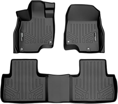 MAXLINER Custom Fit Floor Mats 2 Row Liner Set Black Compatible with 2019-2022 Acura RDX All Models