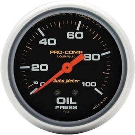 Auto Meter 5421 Liquid-filled Oil Pressure Gauge