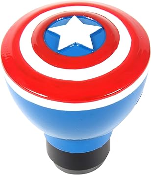 Pilot MVL-0402 Marvel Captain America Shift Knob - Universal Fit