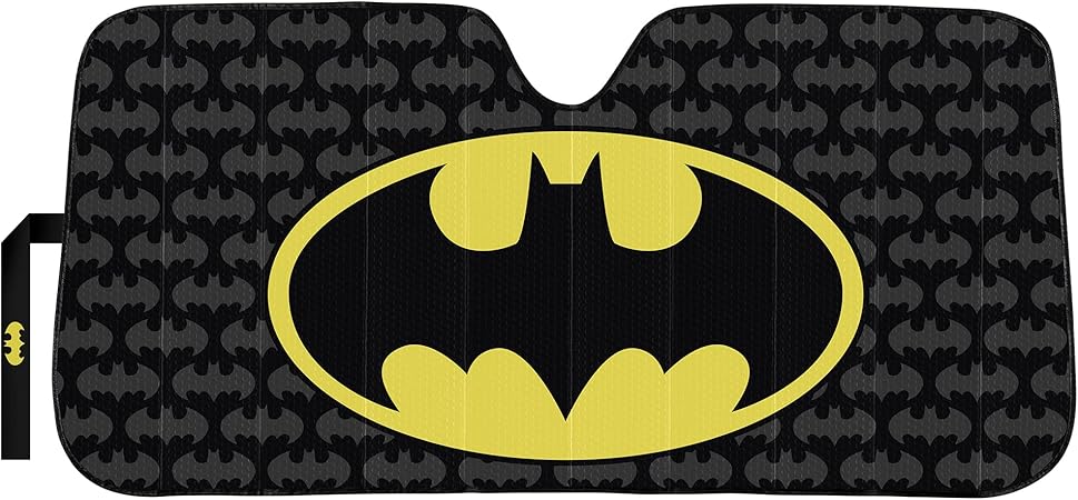 Plasticolor 003713R01 Batman Accordion Style Car Truck SUV Front Windshield Sunshade