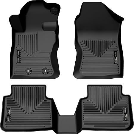 Husky Liners Weatherbeater Floor Mats | Fits 2022-2024 Subaru WRX | Front & 2nd Row, 3-pc Black - 95551