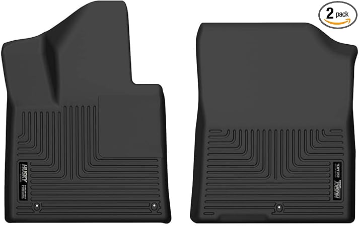 Husky Liners X-act Contour Floor Mats | Fits 2021-2024 Kia Sorento (Excludes Hybrid) | Front Row, 2-pc Black - 51981