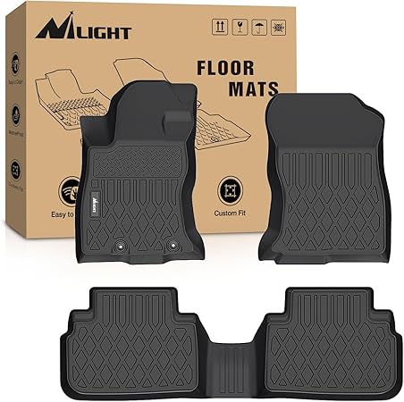 Nilight TPE Floor Mats for Subaru Forester 2019 2020 2021 2022 2023 2024,All Weather Custom Fit Heavy Duty Floor Liners