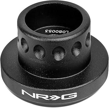 NRG Innovations SRK-RL190H-BK Steering Wheel Short Hub Adapter Compatible with 86-91 CRX Civic / 86-90,Black