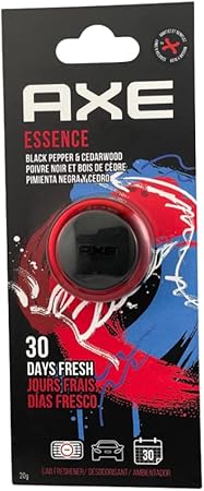 AXE Air Freshener Mini Vent Clip, Air Purifier, Odor Eliminator Provides A Long Lasting Scent (ESSENCE, 1 Pack)