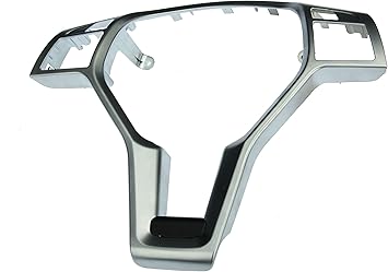 URO Parts 09946400139107 Steering Wheel Trim, Silver