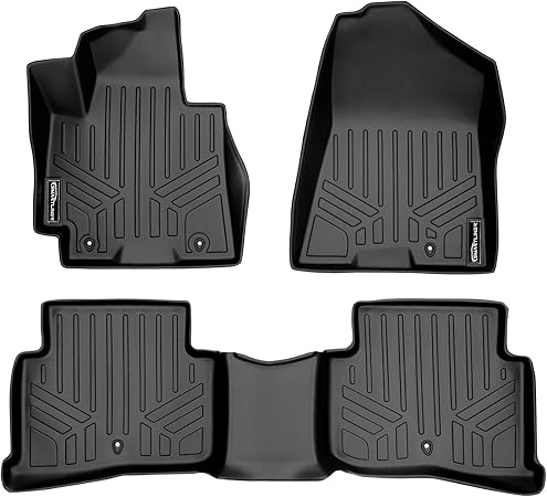 MAXLINER Custom Fit Floor Mats 2 Row Liner Set Black Compatible with 2016-2018 Hyundai Tucson