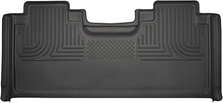 Husky Liners Weatherbeater Floor Mats | Fits 2015-2024 Ford F-150 SuperCab; 2017-2024 Ford F-250/F-350 SuperCab; 2017 Ford F-450 SuperCab | 2nd Row, 1-pc Black - 19361