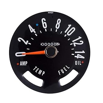 Omix-Ada | 17207.02 | Speedometer Gauge, 0-140 KPH | OE Reference: 913374 | Fits 1955-1979 Jeep CJ5 / CJ6 / CJ3B / CJ7