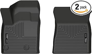 Husky Liners X-act Contour Floor Mats | Fits 2022-2024 Mitsubishi Outlander | Front Row, 2-pc Black - 51471