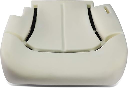 DNA Motoring ZTL-Y-0037 Front Driver Side Bucket Seat Bottom Lower Cushion Pad Upgrade,White