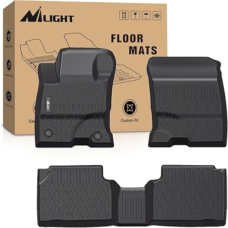 Nilight TPE Floor Mats for Ford Escape (Hybrid Only) 2020 2021 2022 2023 2024,All Weather Custom Fit Heavy Duty Floor Liners