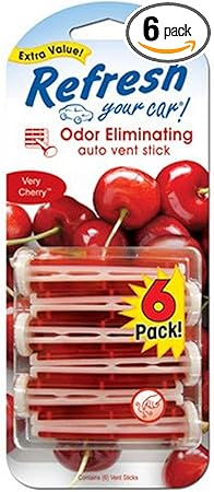 Refresh Your Car Freshener Vent Clip - Very Cherry, Refresh Your Car (6-count)