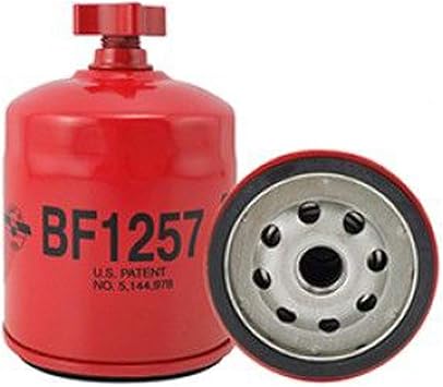 Baldwin Filters BF1257 Fuel Filter, 4-7/32 x 3 x 4-7/32 In