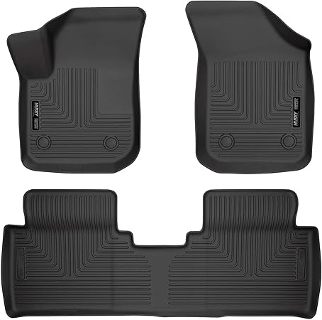 Husky Liners Weatherbeater Floor Mats | Fits 2016 - 2020 Buick Envision | Front & 2nd Row, 3-pc Black - 95111