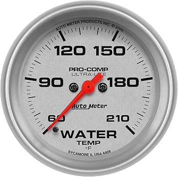 Auto Meter 4469 Ultra-Lite Water Temperature Gauge