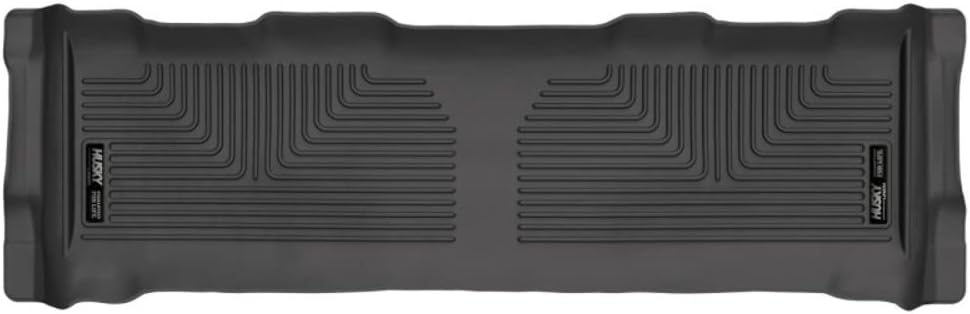 Husky Liners Weatherbeater Floor Mats | Fits 1999-2007 Ford F-250/F-350 Super Duty Crew Cab | 2nd Row, 1-pc Black - 14481