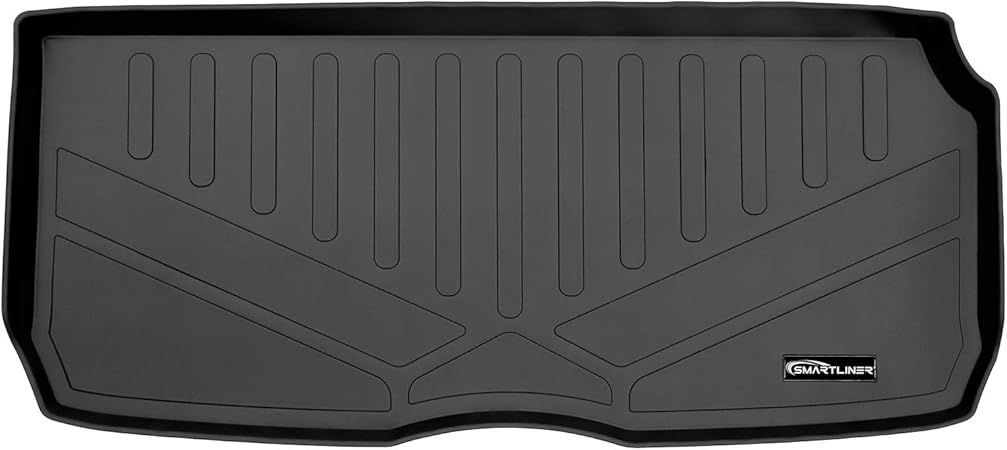 SMARTLINER Cargo Trunk Liner Floor Mat Behind 3rd Row Black 2020-2021 Mercedes-Benz GLS-Class 7 Passenger W/ 2nd Row Bench Seats