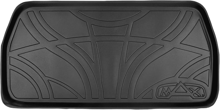 SMARTLINER All Weather Custom Fit Cargo Trunk Liner Floor Mat Behind 3rd Row Seat Black for 2011-2017 Honda Odyssey