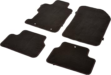 Spec-D Tuning 4PC Black Fabric Carpet Floor Mats Custom Fit Compatible with 2006-2010 Honda Civic 2Dr Coupe