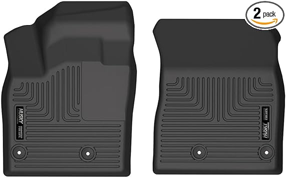 Husky Liners X-act Contour Floor Mats | Fits 2021-2024 Nissan Rogue | Front Row, 2-pc Black - 53981