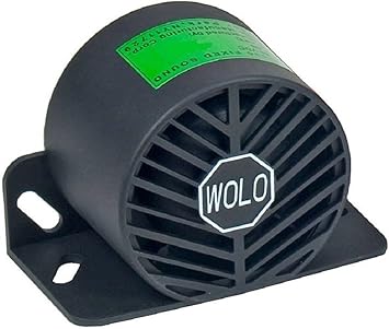 Wolo (BA-550) Intelligent Alarm Back-Up Alarm, Black