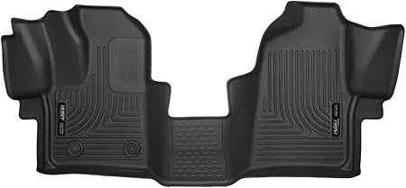 Husky Liners 53481 X-act Contour Front Floor Mats Black Compatible with 2015-2019 Ford Transit-150, 2015-2019 Ford Transit-250, 2015-2019 Ford Transit-350