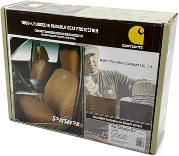 Covercraft SSC3435CAGY Seat Cover, Carhartt Gravel