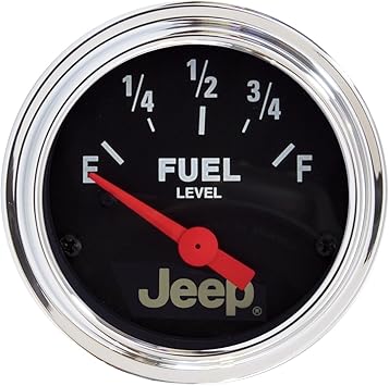 Auto Meter 880428 Jeep Electric Fuel Level Gauge, 2 1/16