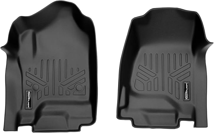 SMARTLINER Floor Mats Liner Set for 2014-2020 Silverado/Sierra 1500-2015-2019 2500/3500 HD/Tahoe/Yukon/Suburban/Escalade