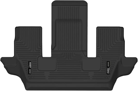 Husky Liners Weatherbeater Floor Mats | Fits 2021-2024 Jeep Grand Cherokee L w/2nd Row Bucket Seat | 3rd Row, 1-pc Black - 14191