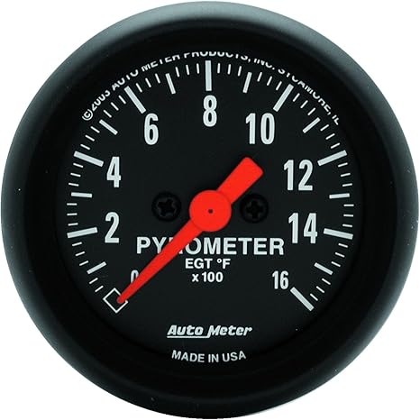 AUTO METER 2654 Z-Series Electric Pyrometer Gauge Kit,2.3125 in.