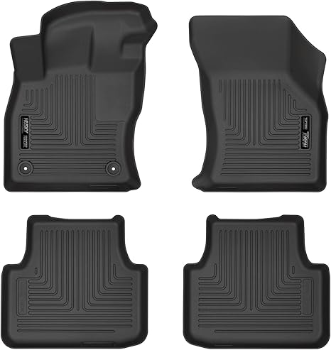 Husky Liners Weatherbeater Floor Mats | Fits 2019-2024 Volkswagen Jetta Sedan | Front & 2nd Row, 4-pc Black - 95831