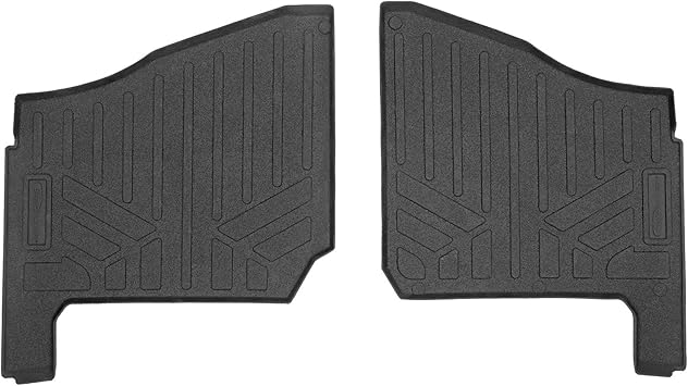 SMARTLINER UA0102 All Weather Custom Fit Floor Mats 1st Row Liner Set Black for 2019-2021 Polaris Ranger 1000 2 & 4 Passenger Models