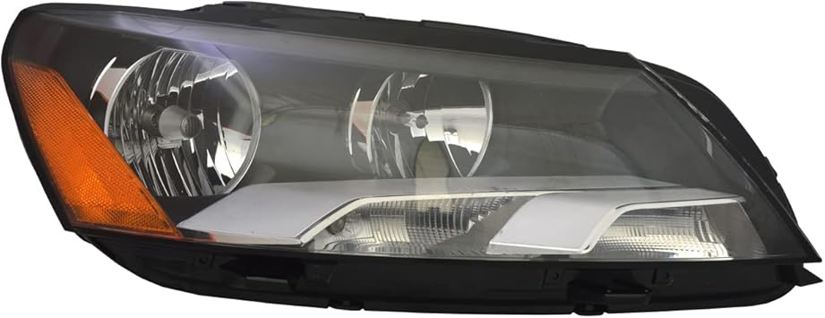 TYC Right Headlight Assembly Compatible with 2012-2015 Volkswagen Passat