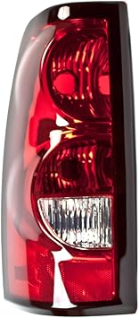 TYC Left Tail Light Assembly Compatible with 2004-2006 Chevrolet Silverado