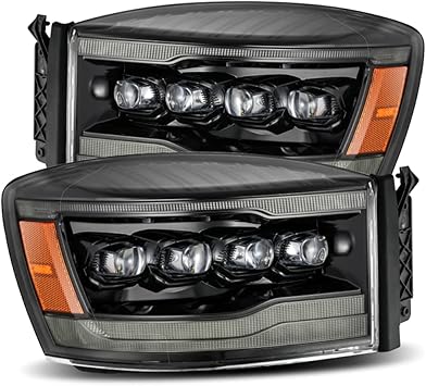 AlphaRex USA 880538 Nova Series Projector Headlights fits Dodge Ram 1500,Clear