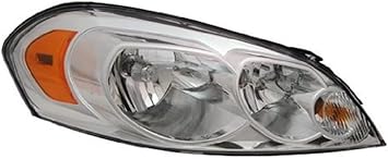 TYC Right Headlight Assembly Compatible with 2006-2013 Chevrolet Impala